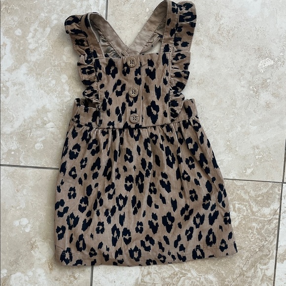 Carter's Tan and Black Animal Print Dress - Picture 1 of 3